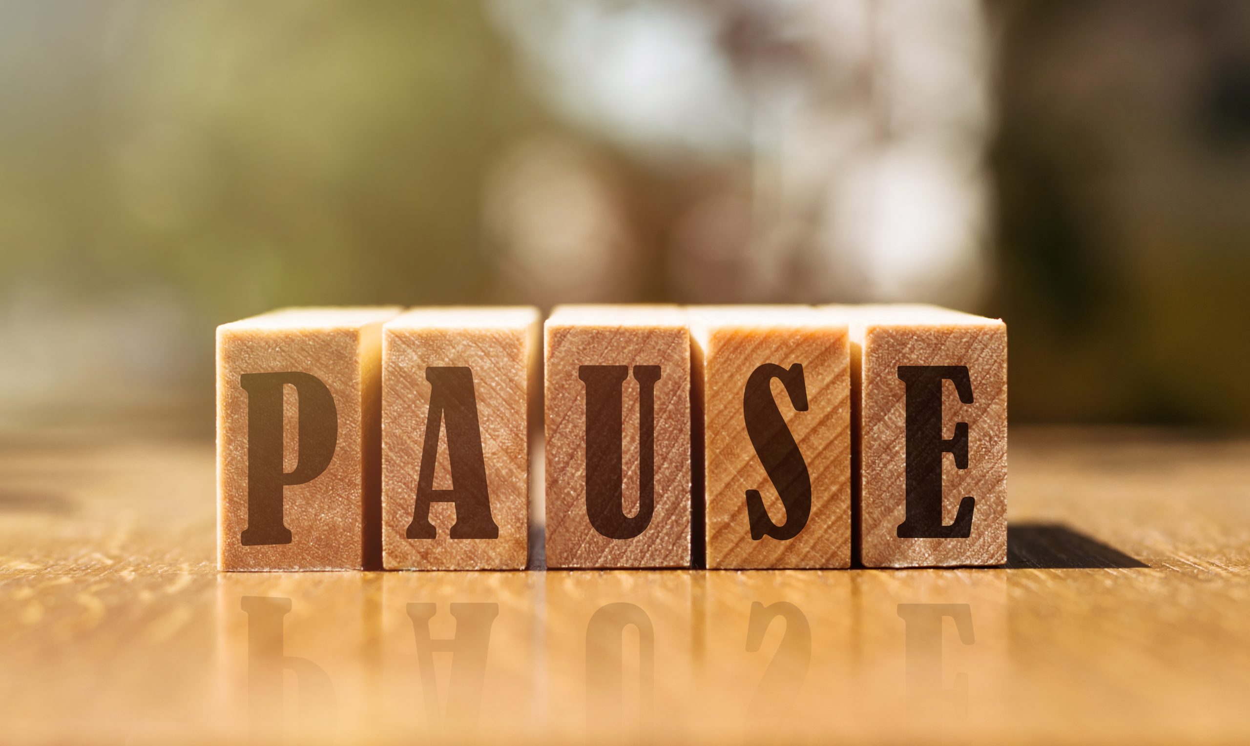 Pause in letters